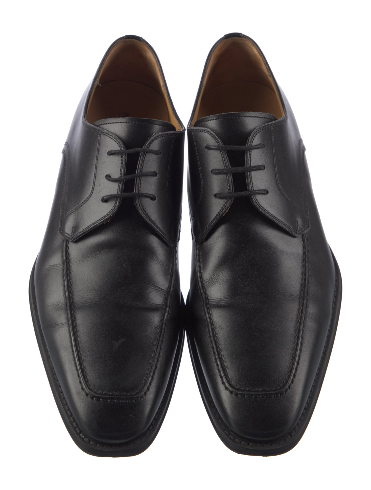 Bruno Magli Leather Derby Shoes